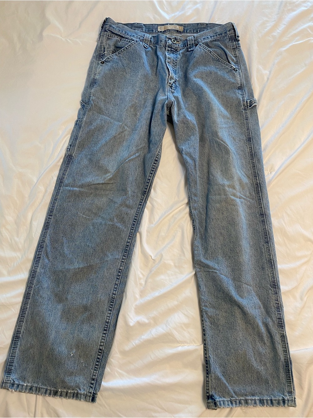Men's Lee Light Blue Carpenter Leg Jeans